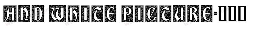 And White Picture字体转换 And White Picture字体转换